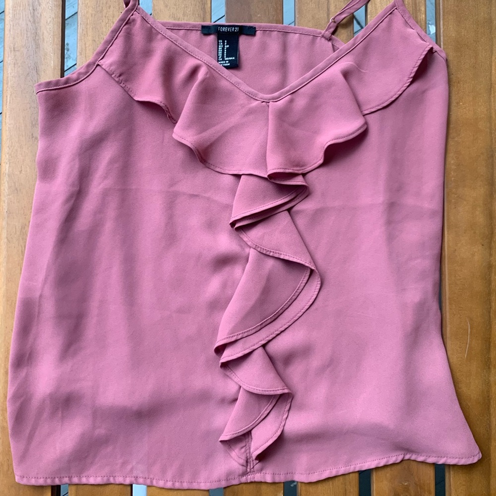 Forever 21 Dressy Pink Blouse